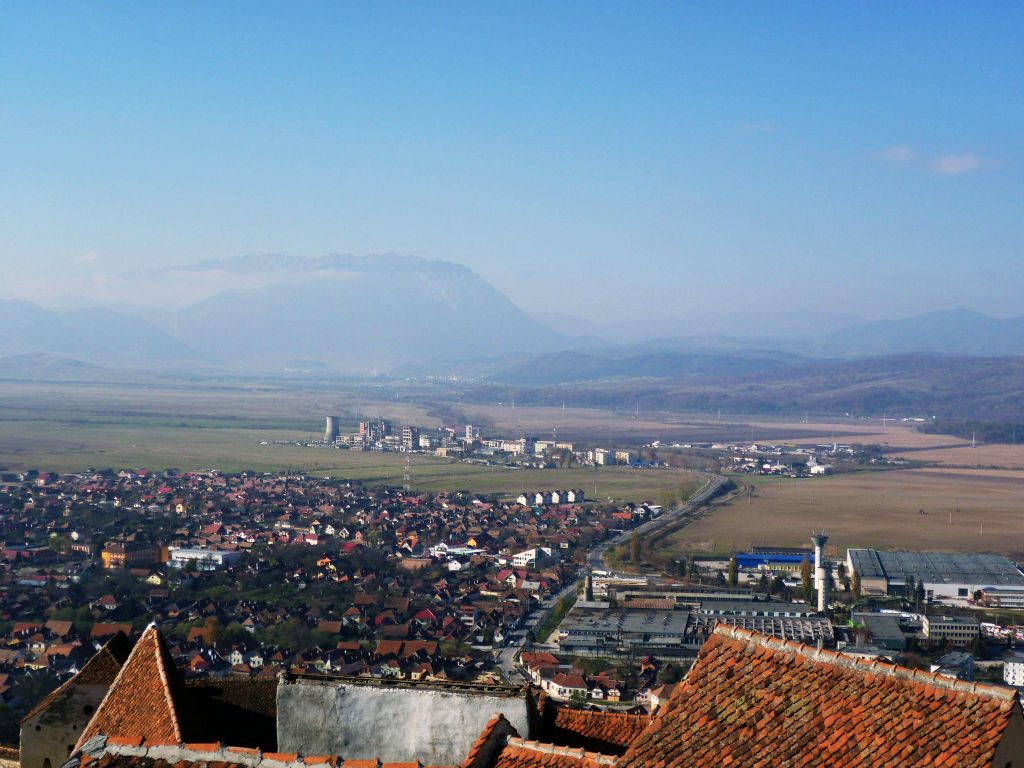 view from Rasnov fortress